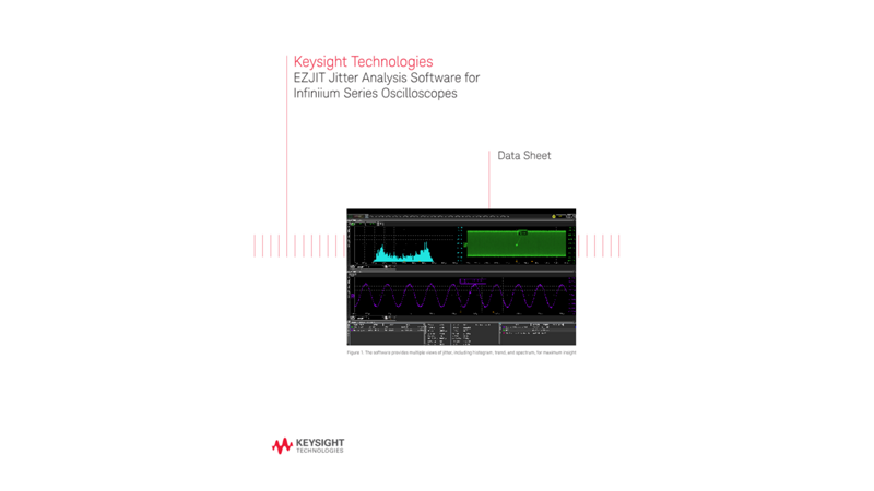 EZJIT Jitter Analysis Software for Infiniium Series Oscilloscopes
